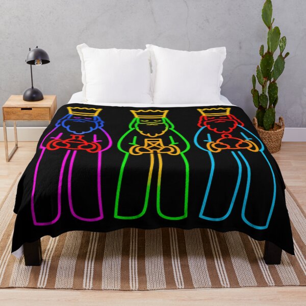 Item preview, Three Wise Men – Colorful Magi Christmas Kings Art designed and sold by SoLunAgua ..