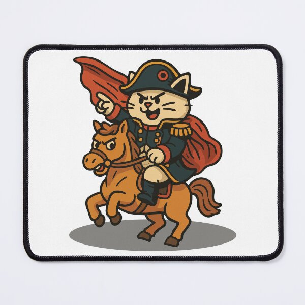 Item preview, Napoleon Cat on Horse – Historical Cat Warrior designed and sold by PierrelyHO.