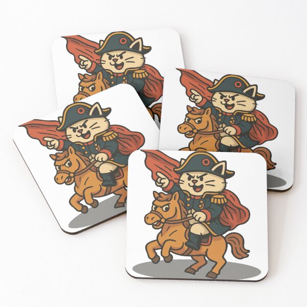 Item preview, Napoleon Cat on Horse – Historical Cat Warrior designed and sold by PierrelyHO.