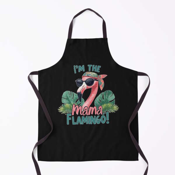 Artikelvorschau, Niedliche Aquarell-Flamingo-Mama-Kunst – Tropical Mama Pride entworfen und verkauft von Sun Sand & Sea Art.
