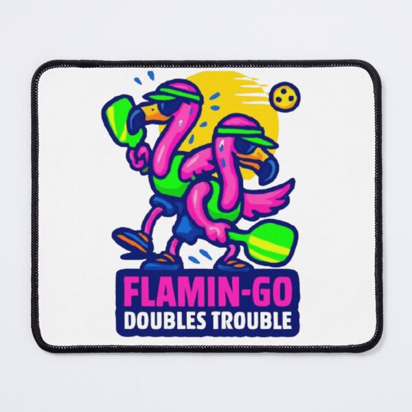 Item preview, Flamin-Go Doubles Trouble Pickleball  designed and sold by pinkchaossquad.