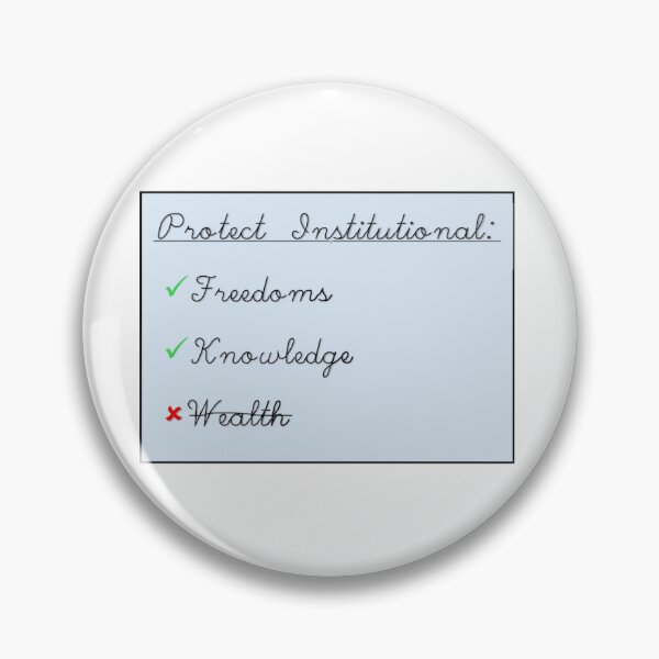 Item preview, Institutional designed and sold by Spicy Stickers.