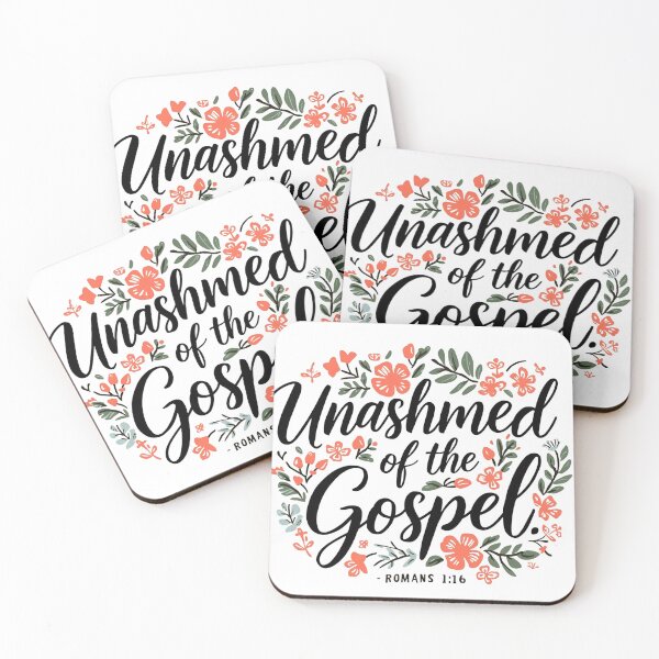 Item preview, Unashamed of the Gospel designed and sold by BlessedHandsDesigns.