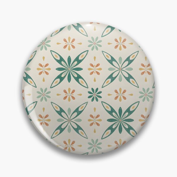 Item preview, Hand-Painted Midcentury Floral Tile — Seamless Watercolor Scandi Pattern  designed and sold by PatternHome.