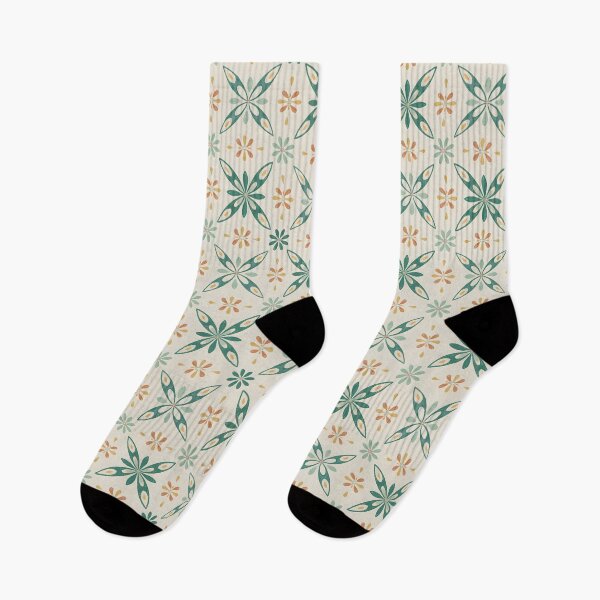 Artikelvorschau, Handbemalte Midcentury-Blumenfliese – Nahtloses Aquarell-Scandi-Muster entworfen und verkauft von PatternHome.