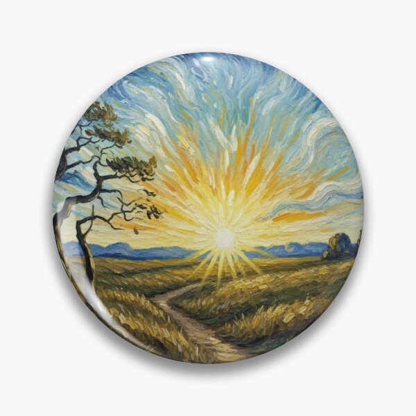 Item preview, Sunrise Path at North Beach – Port Townsend Landscape Painting Art designed and sold by Alaska Magick.