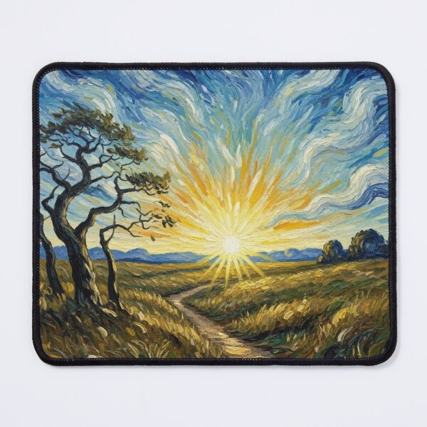 Item preview, Sunrise Path at North Beach – Port Townsend Landscape Painting Art designed and sold by Alaska Magick.