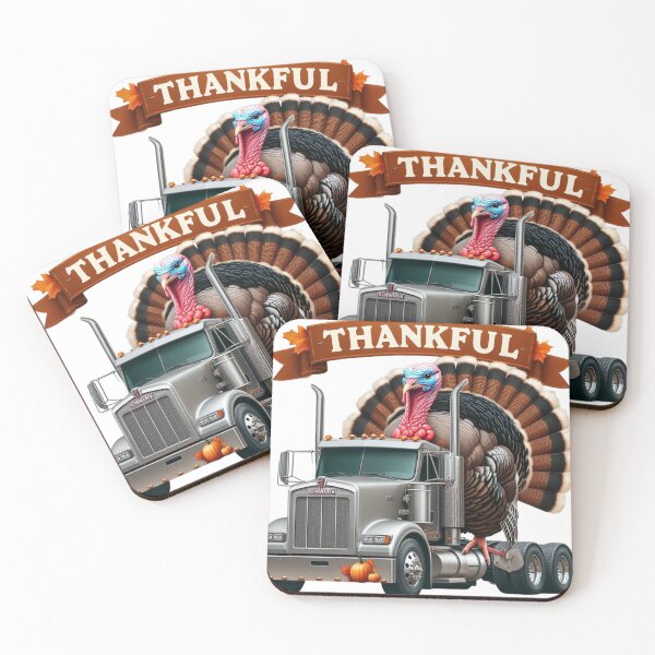 Item preview, Thanksgiving Trucker Turkey Truck Thankful 5Ts designed and sold by LavIsInTheAir.