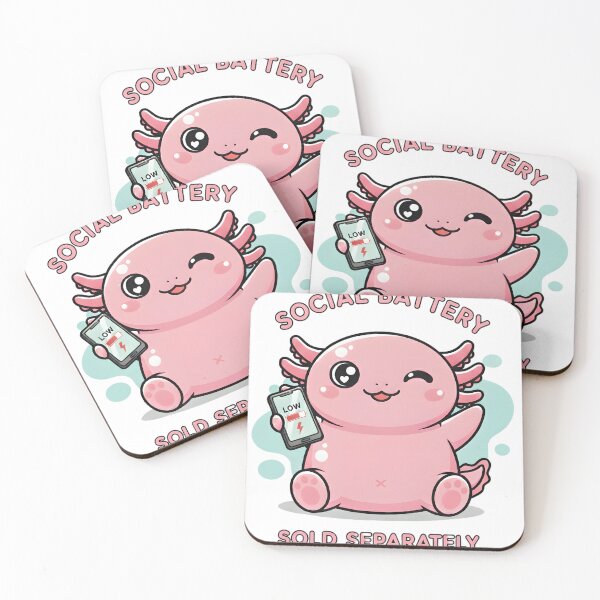 Item preview, Selective Socializing Axolotl designed and sold by fluxwear2025.