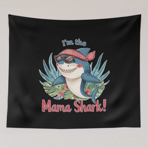 Item preview, Confident Mama Flamingo Watercolor – Botanical Tropical Art designed and sold by Sun Sand & Sea Art.