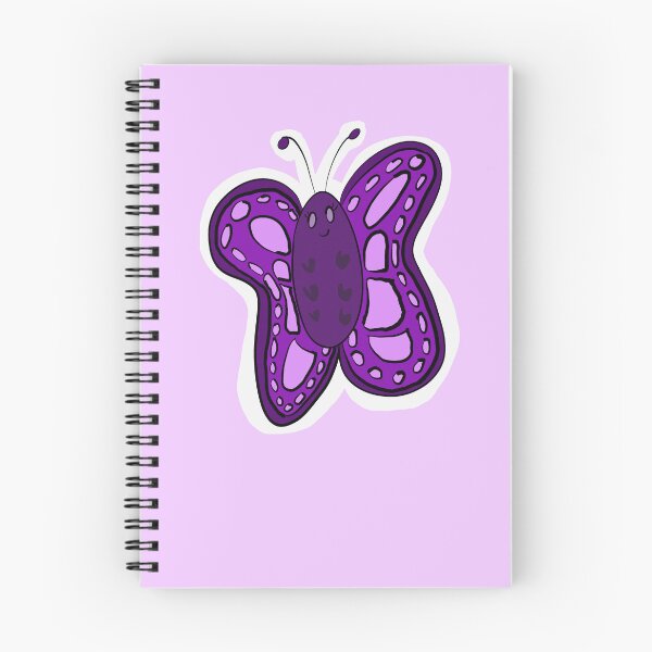 Item preview, Small purple butterfly cartoon designed and sold by Charizarty.