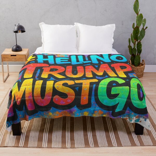 Item preview, #HellNoTrumpMustGo – Street Art for Justice V2 - HNTMG 12 - 1 designed and sold by WheelieGdArt.