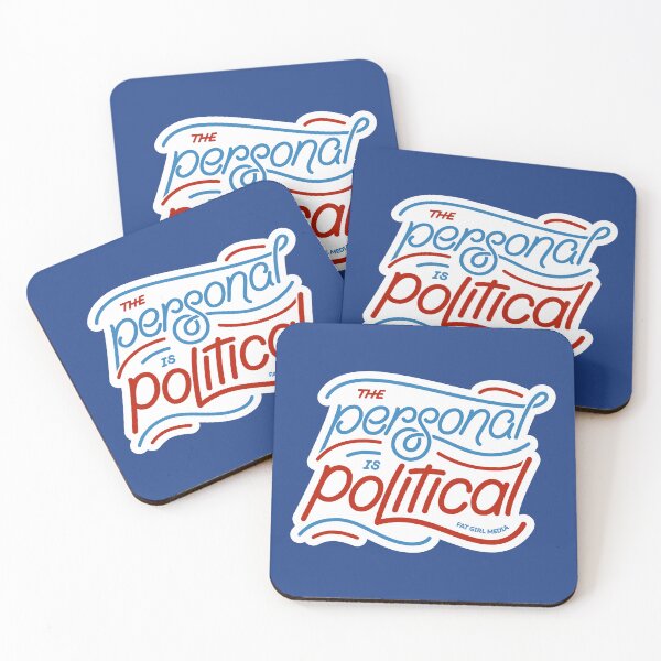 Item preview, The Personal is Political (Patriotic) designed and sold by fatgirlmedia.