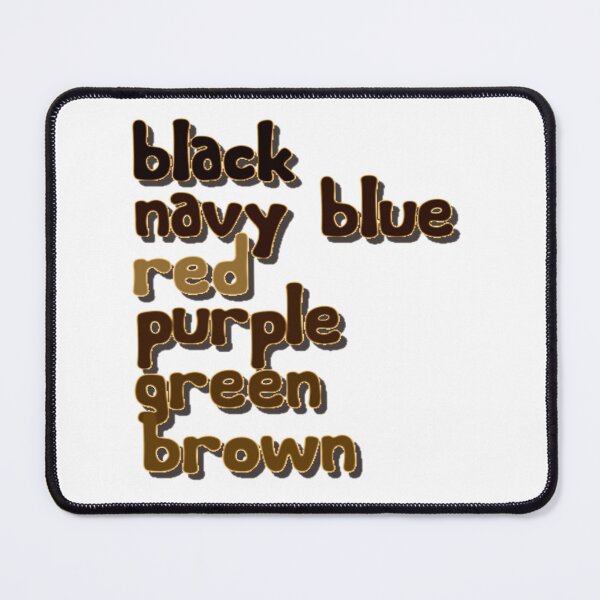 Item preview, Colors list, in sepiatone, lol (oh boy, I need to lie down now) designed and sold by DianeBP.