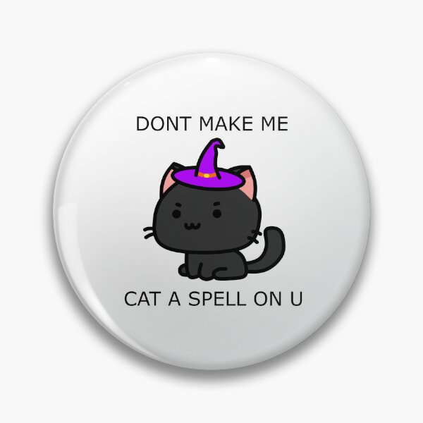 Item preview, Cute Halloween Witch Cat with Pun designed and sold by ZDesigns2000.