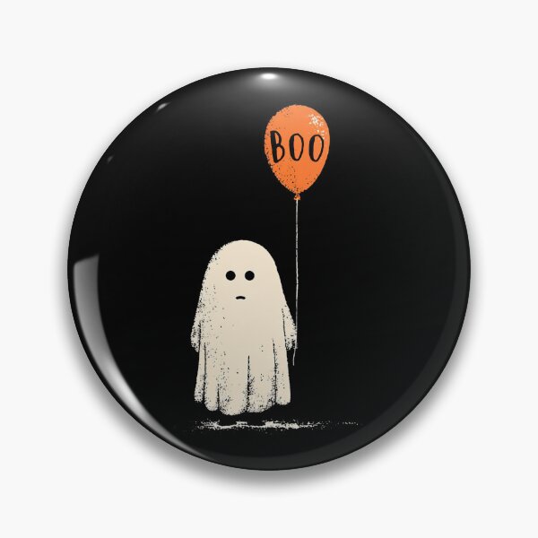 Item preview, Sad Ghost with Boo Balloon – Cute Halloween Design designed and sold by Mythic Legends Digital.