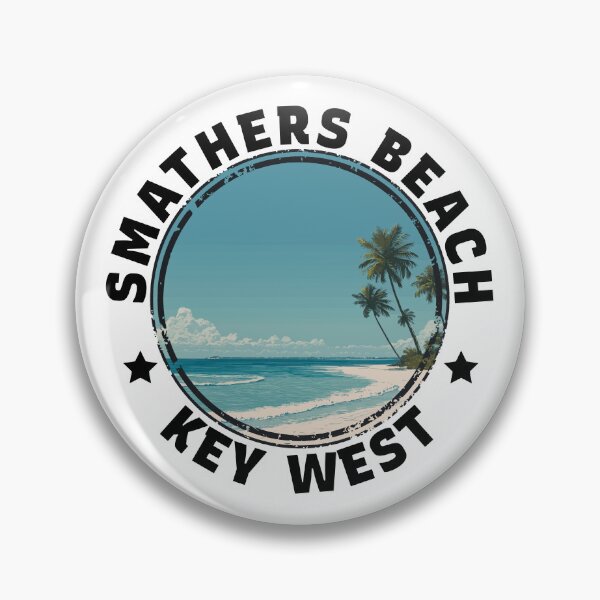 Item preview, Smathers Beach - Key West (with Black Lettering) designed and sold by VelvetRoom.