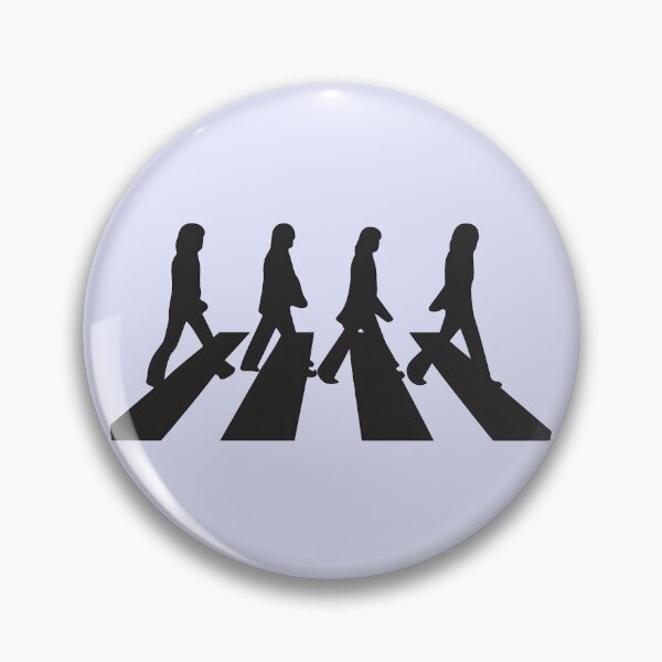 Item preview, Abbey Road Inspired Silhouette Art – Minimalist Music Lovers Design designed and sold by KawaiiOrbit.