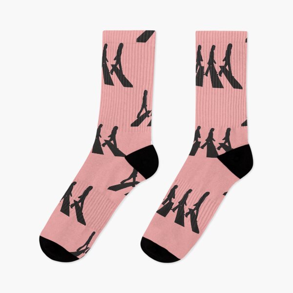Item preview, Abbey Road Inspired Silhouette Art – Minimalist Music Lovers Design designed and sold by KawaiiOrbit.