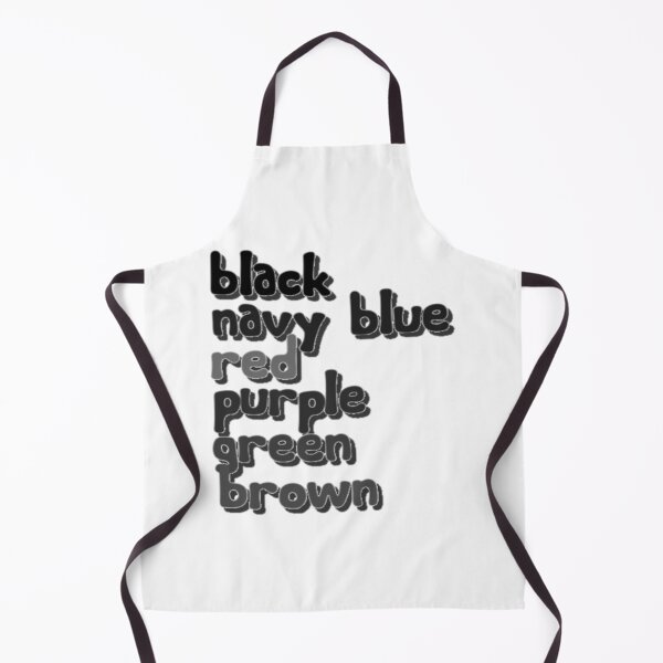 Item preview, List of colors, in black and white :D designed and sold by DianeBP.