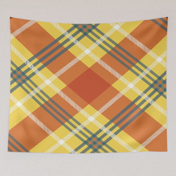 Item preview, Yellow Fall Theme Plaid designed and sold by TraditionalCA.
