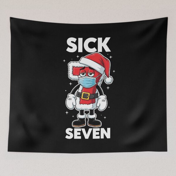 Item preview, Funny Sick Seven 6 7 Christmas Meme Trend Six Seven Wordplay Halloween Costume  designed and sold by ivotee.