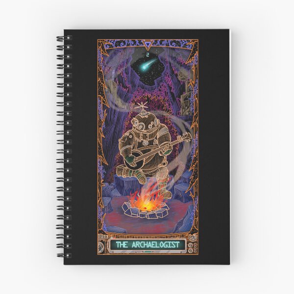 Item preview, The Outer Wilds Tarot: 2- THE ARCHAELOGIST designed and sold by rjkinner-art.