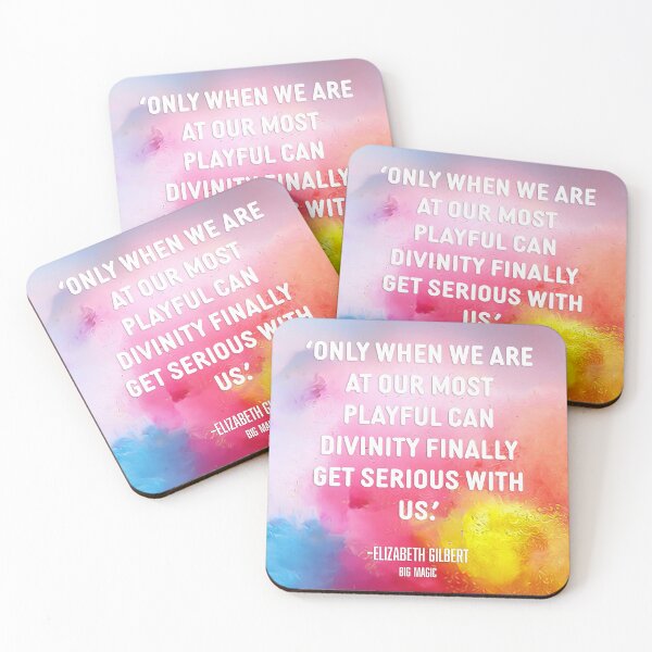 Item preview, Big Magic Book Playful Divinity Quote designed and sold by PopCultureArtShop.