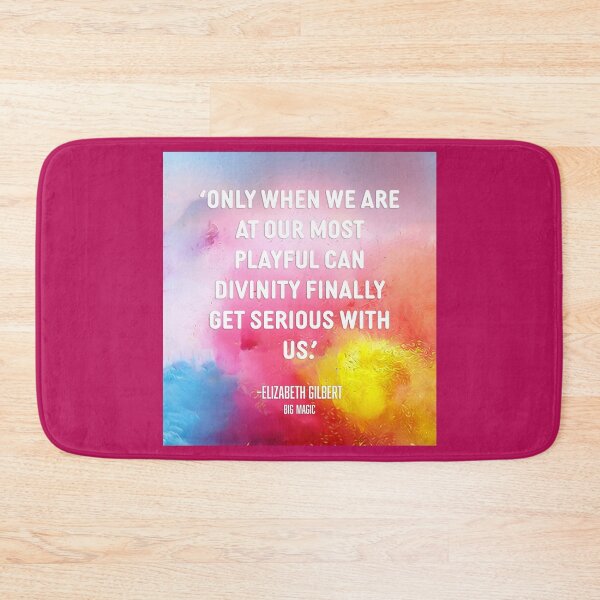 Item preview, Big Magic Book Playful Divinity Quote designed and sold by PopCultureArtShop.