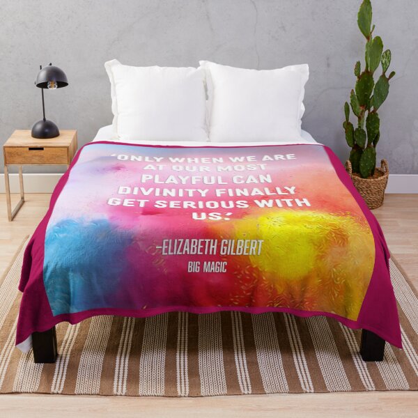 Item preview, Big Magic Book Playful Divinity Quote designed and sold by PopCultureArtShop.