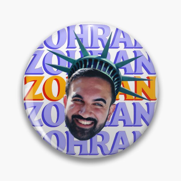 Artikelvorschau, Lady Liberty unterstützt Zohran für ein besseres New York entworfen und verkauft von Essémké.