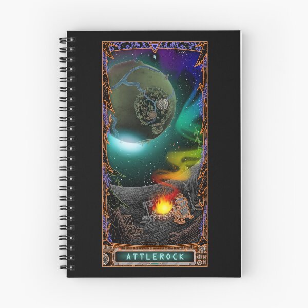 Item preview, The Outer Wilds Tarot: 4- ATTLEROCK designed and sold by rjkinner-art.
