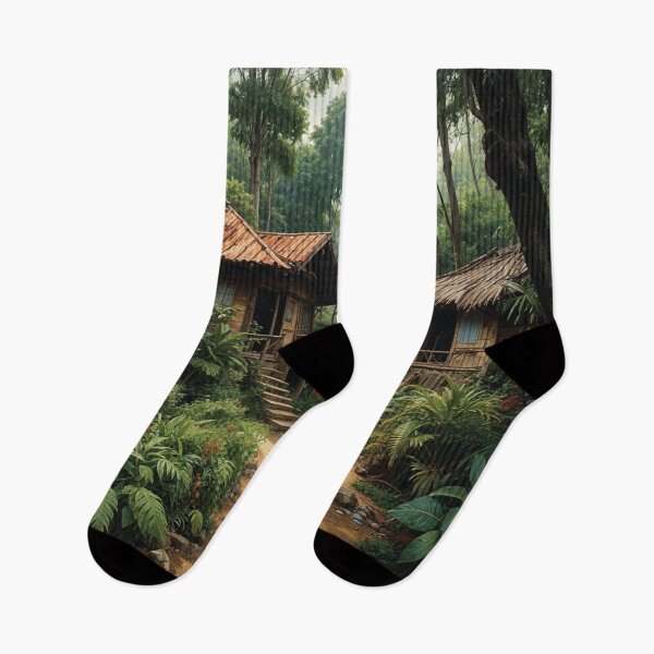 Item preview, Jungle Village Path designed and sold by glorychar.