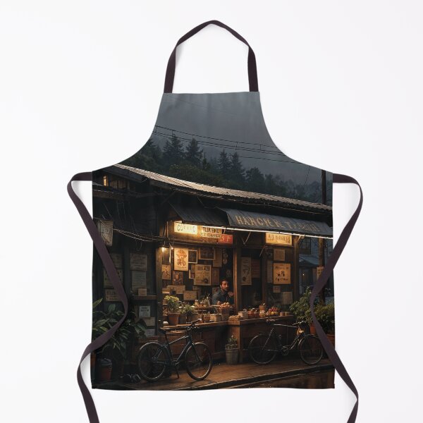 Item preview, Rainy Night at the Rustic Grocer designed and sold by glorychar.