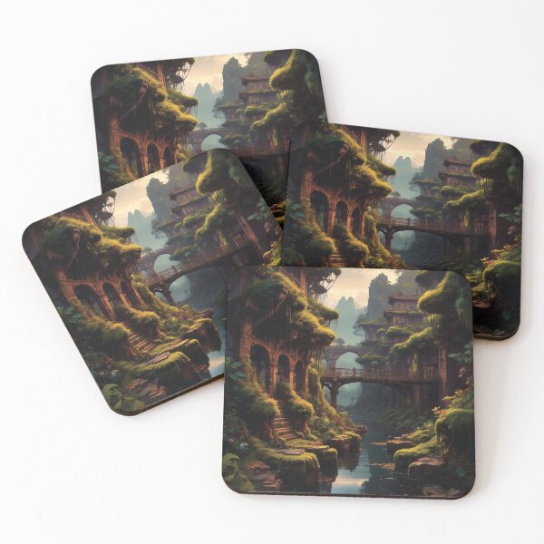 Item preview, The Lost City of Mossy Bridges designed and sold by glorychar.