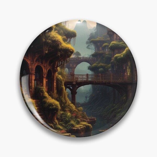 Item preview, The Lost City of Mossy Bridges designed and sold by glorychar.