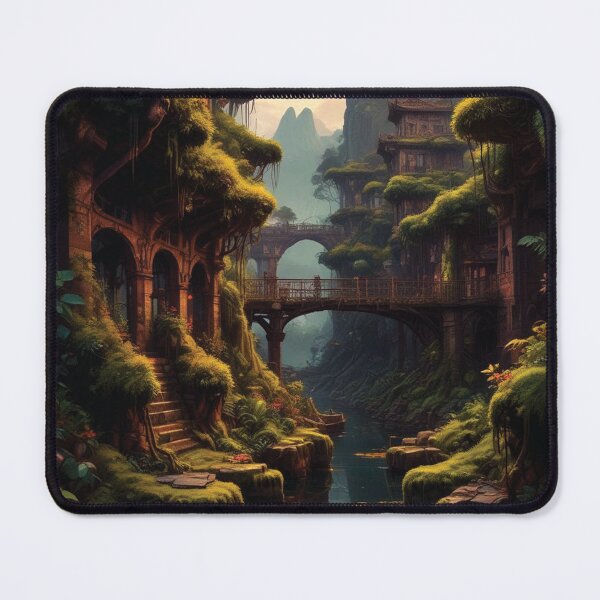 Item preview, The Lost City of Mossy Bridges designed and sold by glorychar.