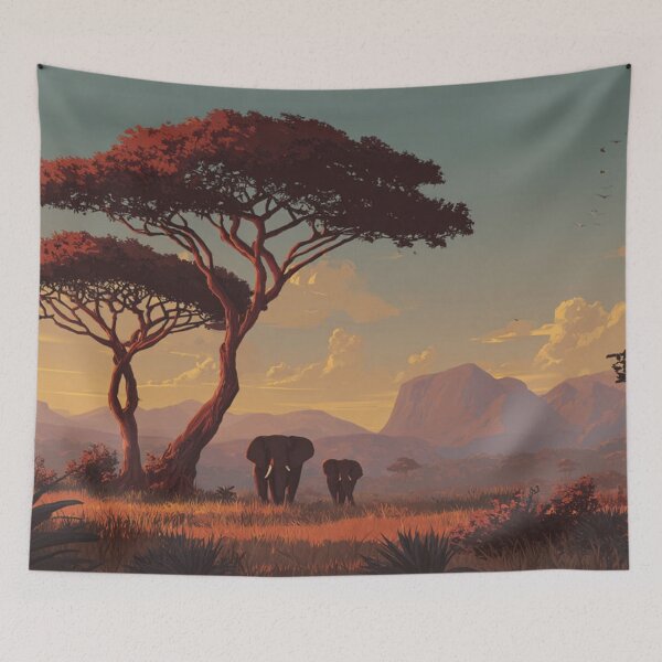 Item preview, Acacia Sunset on the Savanna designed and sold by glorychar.