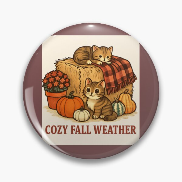 Item preview, Cozy fall weather with kittens  designed and sold by SandraKJohnson.