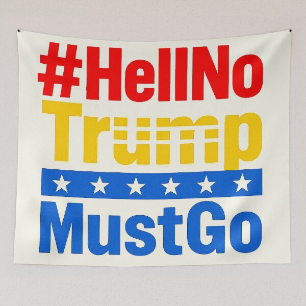 Item preview, #HellNoTrumpMustGo – Patriotic Power Edition - HNTMG 21 designed and sold by WheelieGdArt.