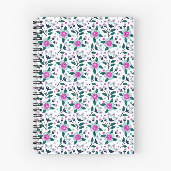 Item preview, Pink Mint Flower Pattern designed and sold by KiwiArtistDK.