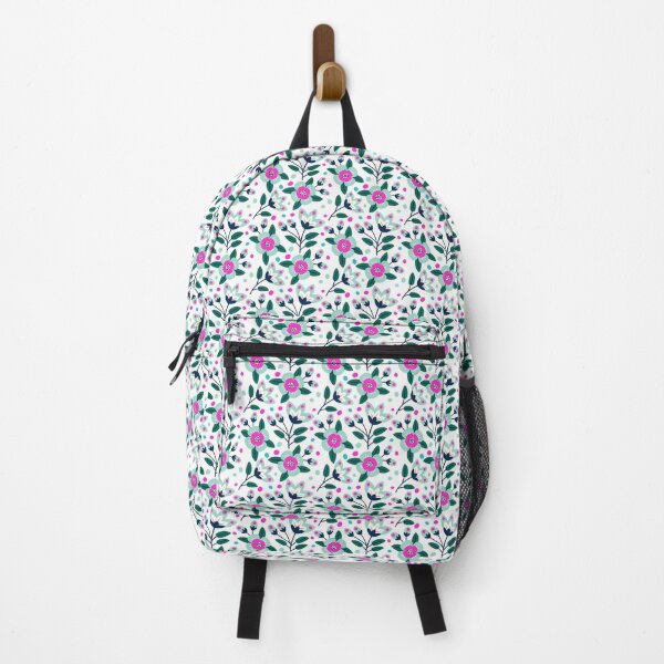 Item preview, Pink Mint Flower Pattern designed and sold by KiwiArtistDK.