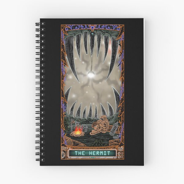 Item preview, The Outer Wilds Tarot: 9- THE HERMIT designed and sold by rjkinner-art.