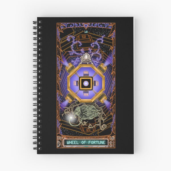 Item preview, The Outer Wilds Tarot: 10- WHEEL OF FORTUNE designed and sold by rjkinner-art.