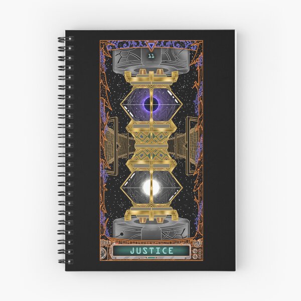 Item preview, The Outer Wilds Tarot: 11- JUSTICE designed and sold by rjkinner-art.