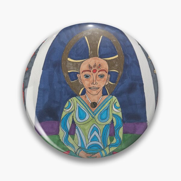 Item preview, Man of Eden in lotus position, meditating with eyes open  designed and sold by David Ulm.