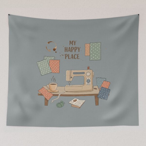 Item preview, Creative Sanctuary Sewing Studio - My Happy Place Art designed and sold by Craft Ctyle.
