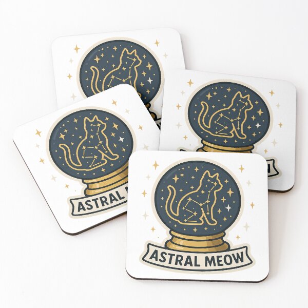 Item preview, Astral Meow — Cat Constellation Crystal Ball designed and sold by Cheerioza.