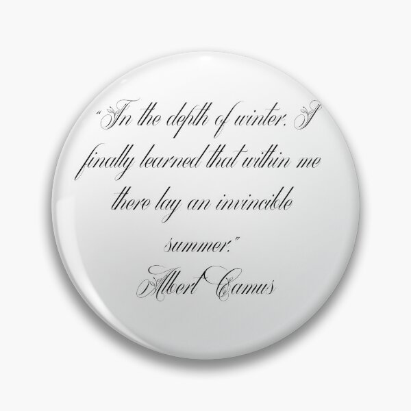 Item preview,  Albert Camus Quotes designed and sold by 4ever-Undaunted.