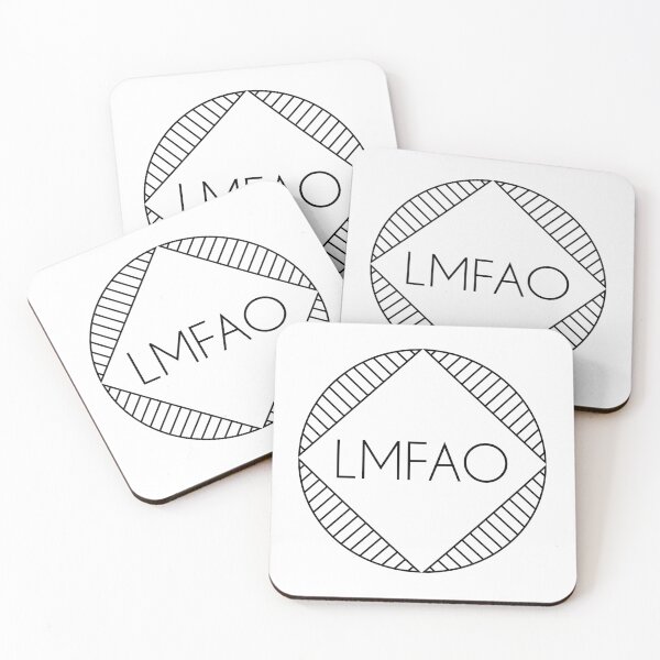 Item preview, LMFAO — Minimalist Internet Acronym Art in Black designed and sold by didijuca.